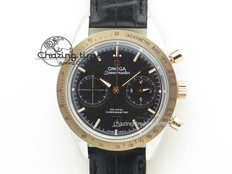 0312 Timeless De Ville Prestige Real PR SS ZF 1:1 Best Edition Gray Dial Blue Markers on Blue Leather Strap MIYOTA 7936